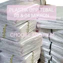 [500 LEMBAR] Plastik OPP Baju Tebal 03 & 04 Mikron / OPP Lem Ukuran 25x35 28x35 30x37 30x40 32x40