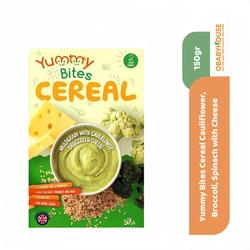Yummy Bites Cereal Cauliflower, Broccoli, Spinach with Cheese 150 gr