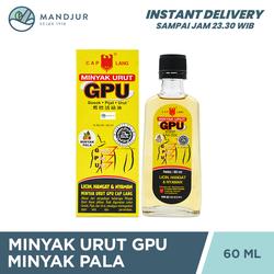 Minyak Urut GPU Cap Lang Minyak Pala 60 mL - Minyak Urut Hangat