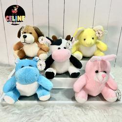 Boneka animal duduk - boneka animal
