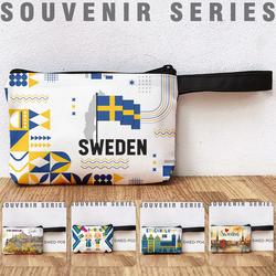 Pouch Oleh Oleh Swedia Dompet Souvenir Sweden