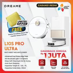 Dreame L10S Pro Ultra Heat Robot Vacuum Cleaner Vakum Hot-Air Mop Extend - L10S ULTRA