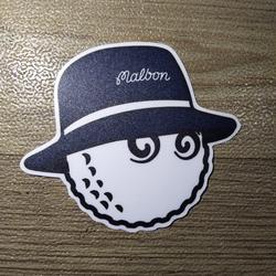 Sticker Golf Malbon on Blue Hat Stiker