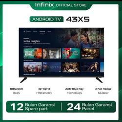 INFINIX Android LED TV 43X5 TV Android Infinix 43 Inch 43X5 Garansi Resmi 2 Tahun