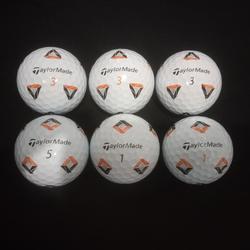 Bola Golf TaylorMade Tp5 Tp5x PIX Grade A new Paket 6pcs - Tp5 Mix Tp5x