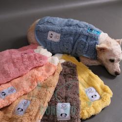 DONGWU mantel bulu anjing dan kucing Pakaian rompi anjing dan hewan mantel aksesoris hewan bahan bulu lembut halus