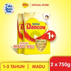 Nestle Dancow 1+ dengan Nutritods Susu Pertumbuhan Rasa Madu 1-3 Tahun Box 750 g x2
