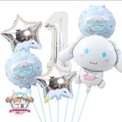 Windblown Balloon Foil Set Cinnamoroll with Number/Birthday Girl Decoration