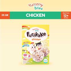 Yummy Bites Furikake 35 gr (Topping Rumput Laut Nori Tabur MPASI) - Chicken