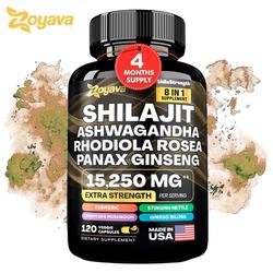 8 IN 1 SHILAJIT 15,250MG Power Capsules Tenaga & Ashwagandha Rhodiola