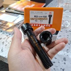baut L baja 12.9 m20 x 100 full thread socket cap machine screw p 2.5