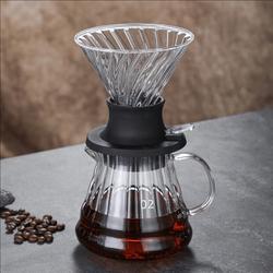 One Two Cups Dripper Filter Penyaring Kopi V60 Cone Coffee Dripper Switch Valve imersi immersion  v60 Hario Alat Kopi v60 Dripper Set Pot Berbagi Filter Kopi Pot Coffee Server Teko Kopi Teh Kaca V60 Smart Filter Cup dripper switch