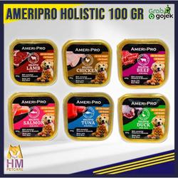 Ameri pro Holistic Tray 100 Gram Wet Dog Food - Makanan Basah Anjing Ameripro 100gr