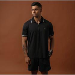 Black Zipped - Albatross Dri Fit Polo Drifit Polo Sports Fashion Golf Shirt