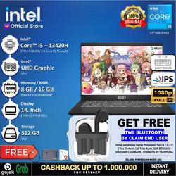 MSI Modern 14H D13MG - I5 13420H 8GB 512GB 14" FHD IPS IrisXe OHS BLIT - Non Bundle, 8GB