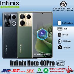 INFINIX NOTE 40 PRO 5G 8GB 256GB GREEN BLACK