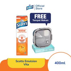 Scotts Emulsion Vita Rasa Jeruk 400ml GET Lunch Box