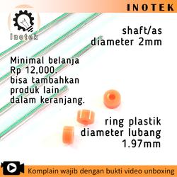 as shaft diameter 2mm untuk mainan roda gigi pulley
