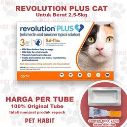 OBAT KUTU TETES KUCING AMPUH REVOLUTION PLUS CAT ORANGE 2.5-5KG
