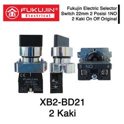 Fukujin Electric Selector Switch 22mm 2 Posisi 1NO 2 Kaki On Off Original