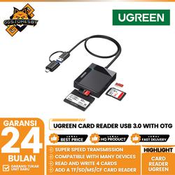 UGREEN CARD READER USB 3.0 WITH OTG TYPE C PLUG 40755