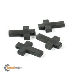 Bandul, Kayu, Salib, 4x34x22mm, 1 Pack Bahan Aksesoris