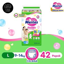 Merries Pants Good Skin L 42 Bayi Diaper Popok