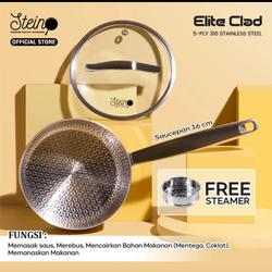 stein elite clad Sauce Pan - panci gratis steamer