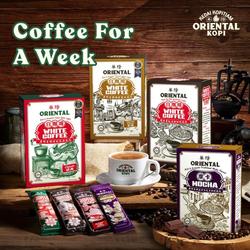 ORIENTAL KOPI WHITE COFFEE MALAYSIA ALL VARIAN ( 1Box x 10S)