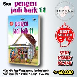 Komik PJB #11 Pengen Jadi Baik The Series SQU - Soft Cover BW - Kisah Keseruan Abah, Mama K, dan Kevin Kecil Bercerita Manga Putih buku komik anak sekolah