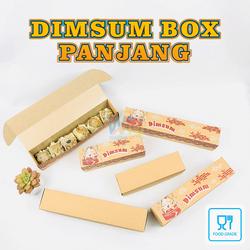 Dus Box Dimsum Panjang  / Dimsum Box / Kotak Dimsum Laminasi / Dus Dimsum Motif / Wadah Dimsum Panjang / Box Dimsum Mentai / Kemasan Dimsum / Box Dimsum Kecil / Mika Dimsum