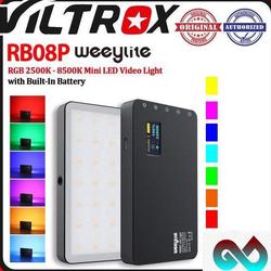 VILTROX RB08P Lumière LED RVB Bi-Couleur Réglable 2500K-8500K - Éclairage Vidéo Pour Studio Photo