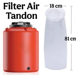 FILTER BAG SARINGAN PENJERNIH AIR TOREN SIZE JUMBO 81 CM WATER PURIFIER 1, 5, 10, 25, 50, 75, 100, 150, 200 MICRON