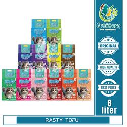 Rasty Tofu Clump Cat Litter 8 Litter Pasir Gumpal Kucing Tofu - sakura