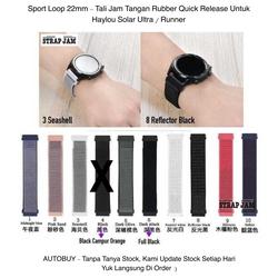 Sport Loop 22mm Strap Haylou Solar Ultra / Runner - Tali Jam Tangan Sporty Velcro