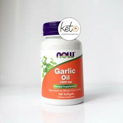 NOW Garlic Oil 1500 mg 100 softgels , ORI 100% USA , NOW FOODS