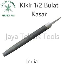 Kikir 1/2 Setengah Bulat Kasar JK Jaykay File Bastard Besi Half Round