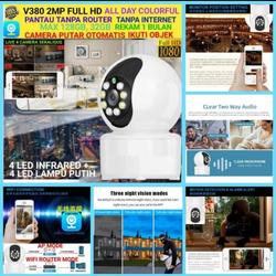 V380 Ip Camera Wireless 2Mp Full HD 1080p Cctv Mini Cctv Killer