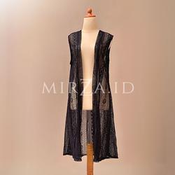 Tunik Outer Brukat Tanpa Lengan | Outer Lace Premium | Outer Sleeveless Kondangan