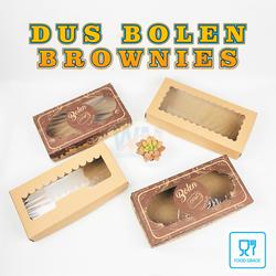 KOTAK DUS KUE BROWNIES, BOX ROTI CAKE, FOOD GRADE LAMINASI DALAM