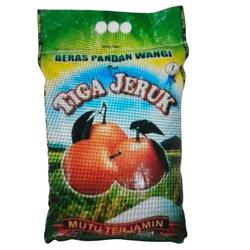 Beras merek tiga jeruk 5kg freeongkir
