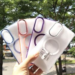Magsafe Case Samsung Galaxy S25 EDGE Tidak Menguning Kesing Pelindung Bahan PC Matte Keras & Silikon Lembut Shock Proof Melindungi dari Kotoran dan Goresan