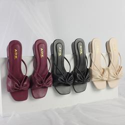 Sandal Wanita KAMI Adeka Corner MILLEA 3cm Promo Heels Cantik Simple - Ukuran 37-39