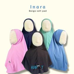 Kapoot Hijab anak INARA series kapoot 0 2 4 6 8 10 12Y Jersey Import Korea Bergo Kerudung Instant