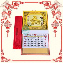 KALENDER GANTUNG DINDING BULANAN CINA 2026/KALENDER FU HOKI 2026/KALENDER IMLEK SHIO KUDA