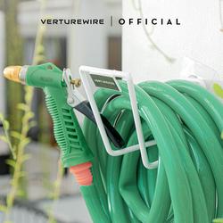VERTUREWIRE Gantungan Selang Air Kotak / Gantungan Selang Air Besi Dinding untuk Rumah dan Taman