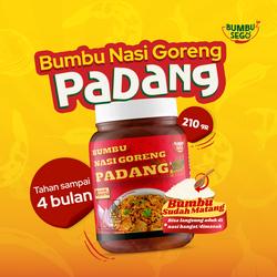 BUMBUSEGO Bumbu Nasi Goreng Padang Ebi Masakan Instan Botol 210g