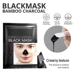 Masker Hidung Black Head Remover Cair Sachet Bamboo Charcoal Treatment Menghilangkan Komedo - EM015