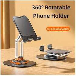 SMARTCOM - Phone Stand Holder HP Q17 Rotasi 360 Derajat Folding Mobile Desktop Stand Cocok untuk Tablet Ipad Phone