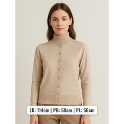 1216 Cardigan Turtleneck Kancing KEMAYU X SYH